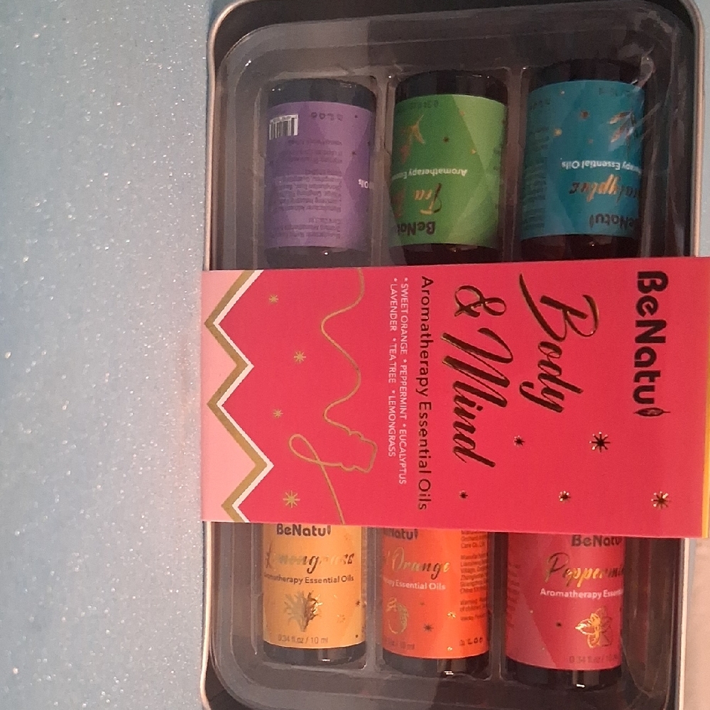 100% Pure Essential Oils Set - Pink Packaging